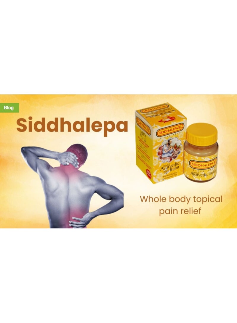 Siddhalepa Herbal Ayurvedic Balm 50g – Natural Pain Relief & Cold Care - Image 5